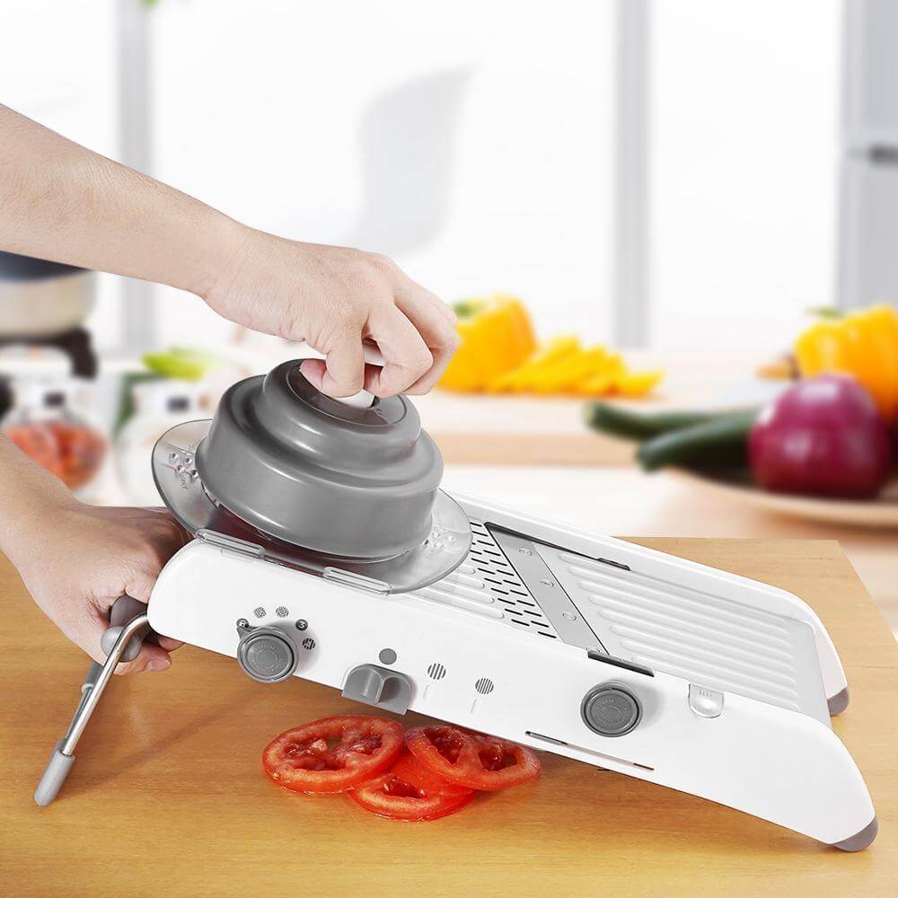 KitchenAid Adjustable Handheld V-Blade Mandoline Fruit and Vegetable S –  ShopBobbys