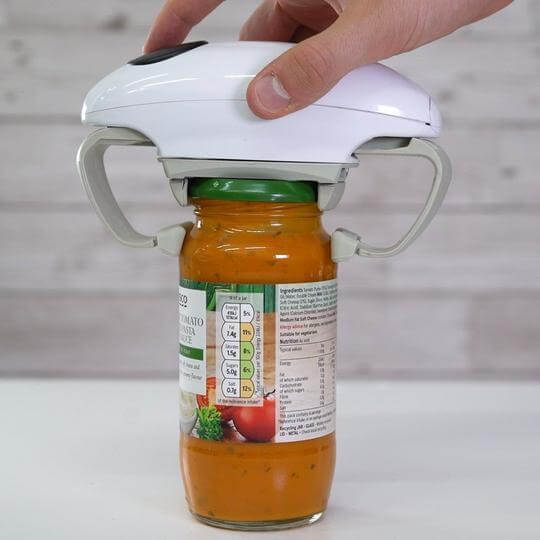 Electric Jar Opener, One Touch Automatic Jar Opener for Weak Hands