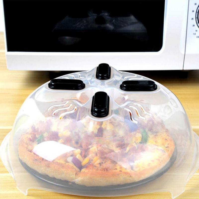 Heat Resistant Microwave Splatter Cover for Food Magnetic Anti